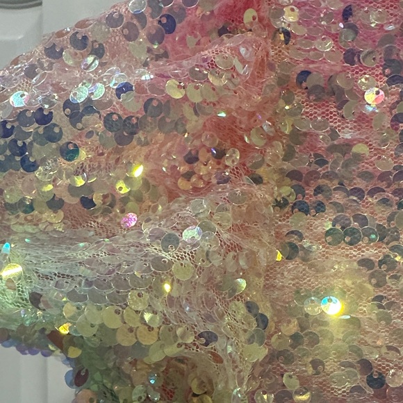 Lola + The Boys Glittering Multicolor Sequin Dress - Picture 3 of 4